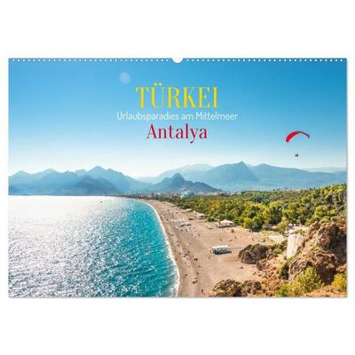 Türkei, Antalya: Urlaubsparadies am Mittelmeer (Wandkalender 2027 DIN A2 quer), CALVENDO Monatskalender