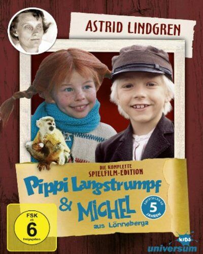 Astrid Lindgren: Pippi Langstrumpf und Michel Spielfilm-Box [7 DVDs] - Preis vom 13.10.2026 11:25:28 h
