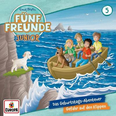 Fünf Freunde Junior 05: Das Geburtstags-Abenteuer / Gefahr auf den Klippen - , CD, 0196588905421
