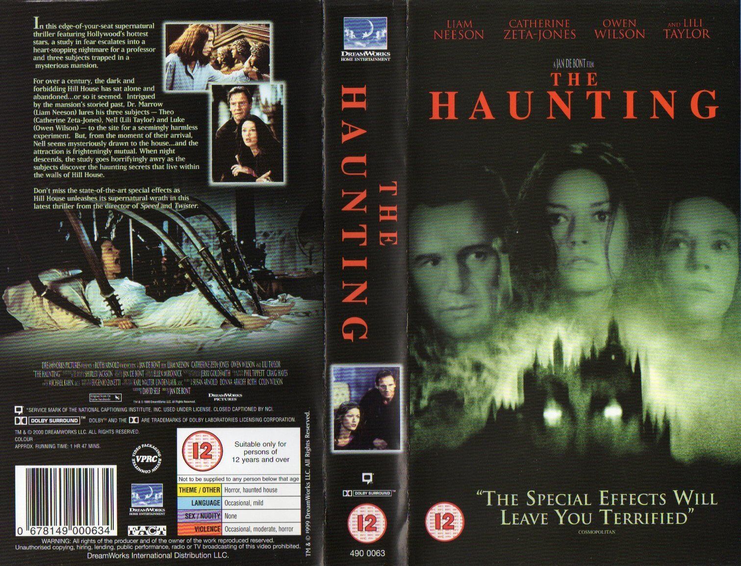 Jan de Bont - Das Geisterschloß [VHS] - Preis vom 08.10.2026 07:26:42 h