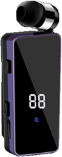 Shopalltechgadgets Bluetooth Neckband Headphones With Vibration Alerts And Playtime purple