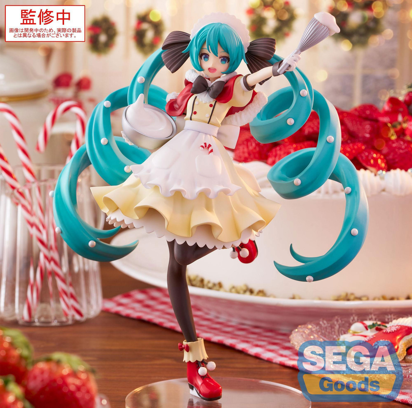 Sega Hatsune Miku Luminasta PVC-beeldje Character Vocal Series 01 Kersteditie 2025, Hoogte: 20 cm