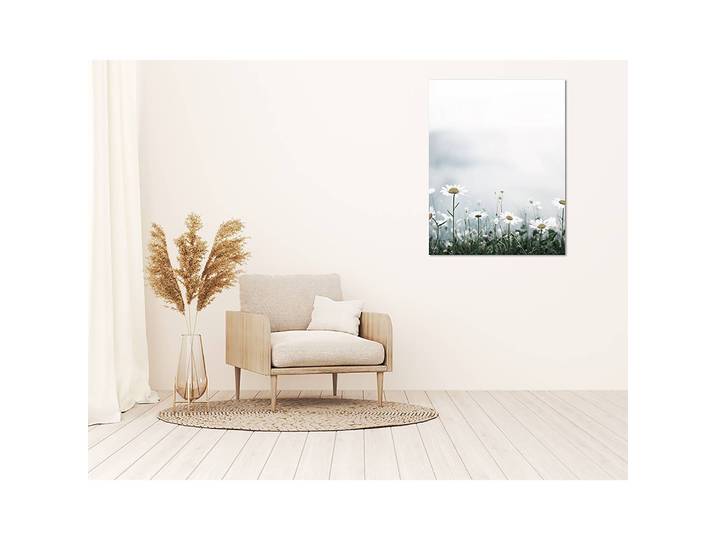 Tableau déco Alpine Meadow Alu-Dibond Multicolore 70 x 90cm