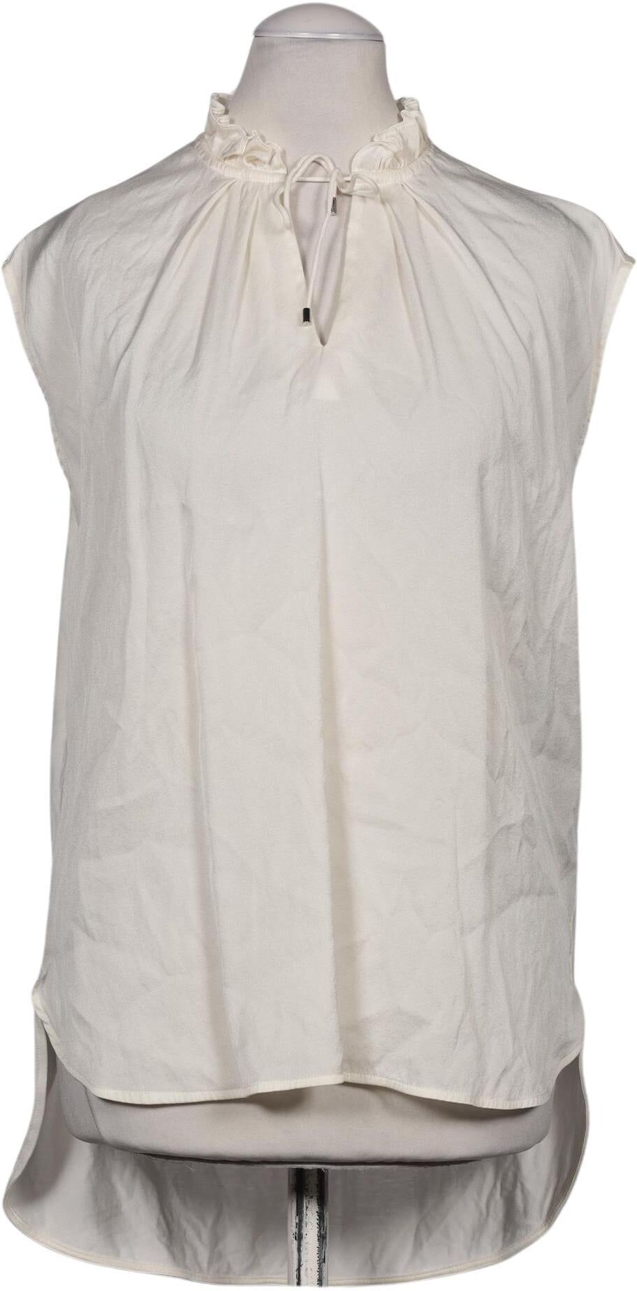 Hugo by Hugo Boss Damen Bluse, Cremeweiß, Gr. S, Elasthan - Second Hand