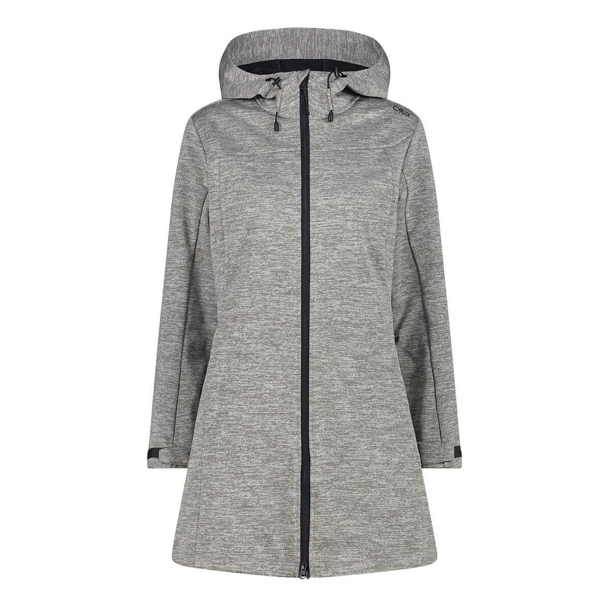 CMP Woman Coat FIX Hood gesso mel.-antracite (10XP) 48 33A1766-10XP-48