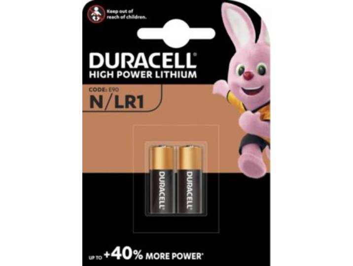 Duracell - Pile Alcaline N/Lr1, Pack De 2 Unités