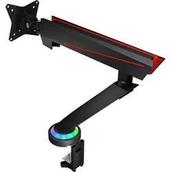 Icy Box Monitorständer (Tisch, 32", 8 kg), Monitor Halterung, Schwarz