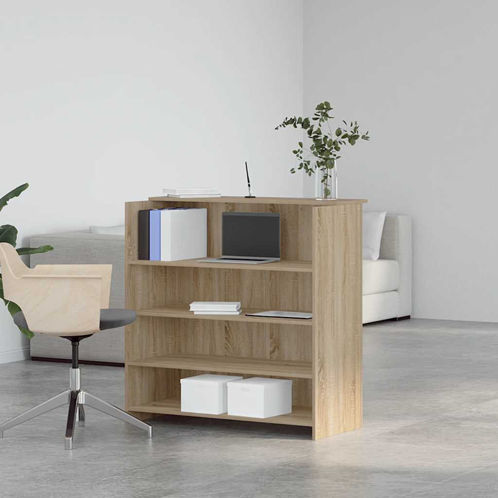 Latitude Run Azha Standing Desk Sonoma Oak