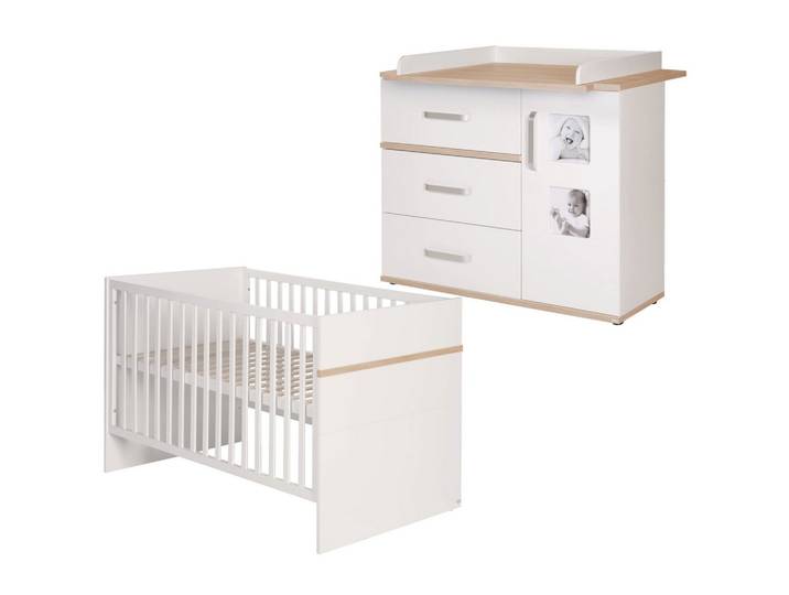 BABYZIMMER-SET Pia, mit breiter Wickelkommode, 2-teilig
