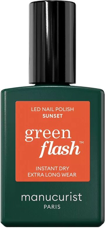 Manucurist - Nagellack Green Flash Sunset (Orange chaud), 15 ml