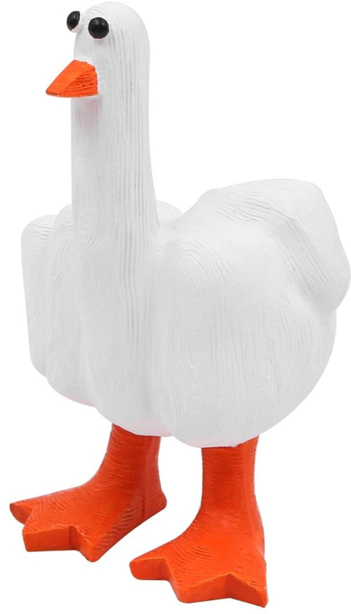 SOUQONE Creatief Eend Hars Beeldje als Decoratief Ornament voor op Tafel