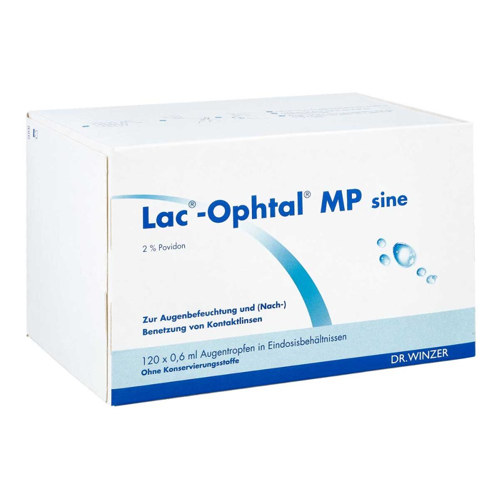 Dr. Robert Winzer Pharma GmbH Lac Ophtal Mp sine Augentropfen 05385192