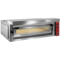 Elektro Pizzaofen "extra large", 6 Pizzen 350mm - FULL Schamottstein (LFD-06L-LX)