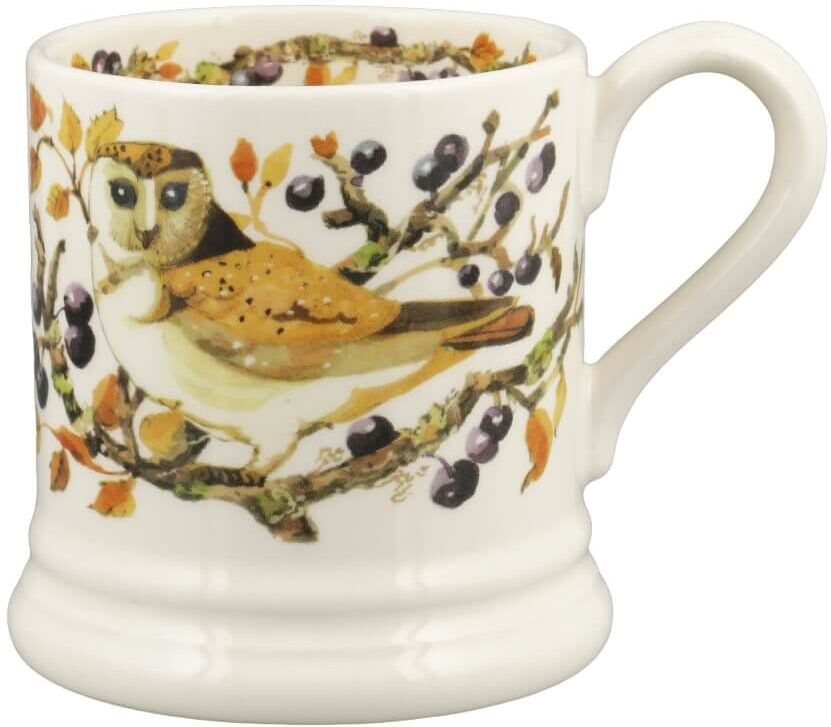 Emma Bridgewater Half Pint Mug - Owl in Sloe Berries