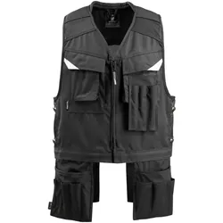 MASCOT Baza Werkzeugweste Schwarz Schwarz L - 15089-154-09-L - Schwarz