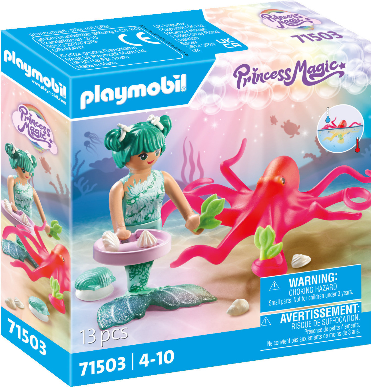 Playmobil Prinses Magie 71503: Zeemeermin met kleurveranderende octopus
