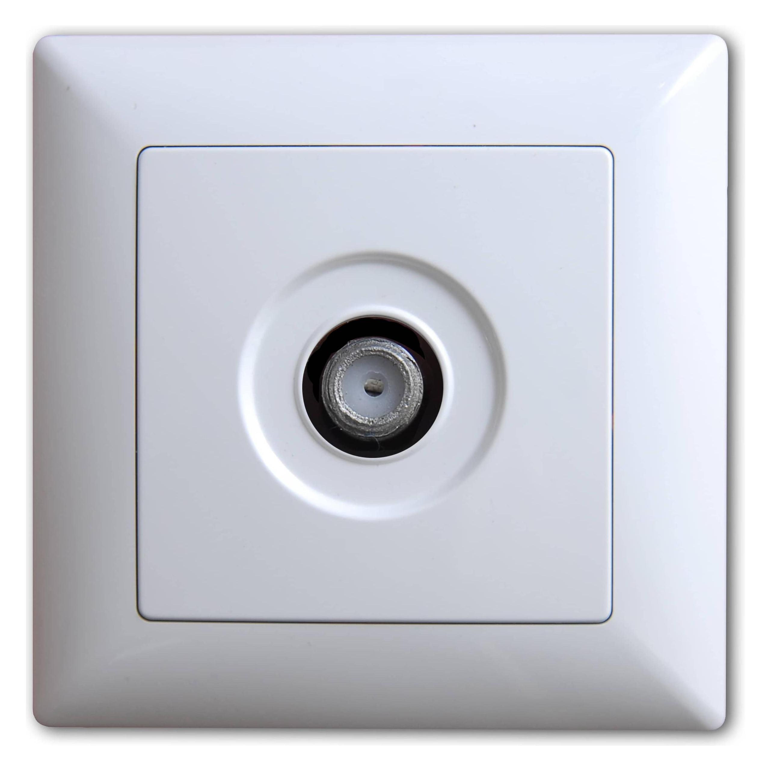 Gunsan Visage Sat Steckdose TV Antennendose F Stecker Weiss (31794188)