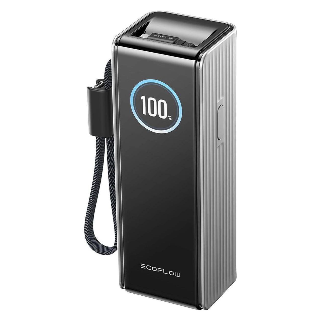 EcoFlow RAPID Powerbank silver 25.000mAh (25000 mAh, 170 W, 90 Wh) (EF-RAPID25K100W-S-EU)