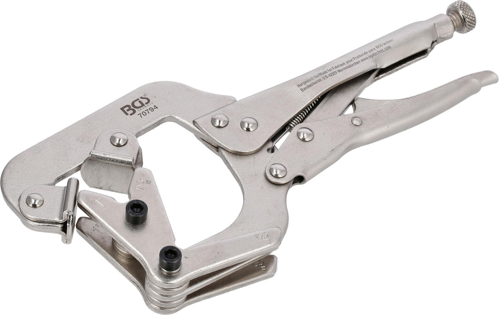BGS Technic klem voor lassen met vergrendeling, 816 gram