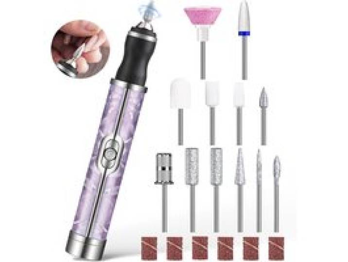 Professionele nagelpolijstmachine, elektrische nagelslijpmachine, oplaadbare nagelboormachine, salon manicure pedicure tool