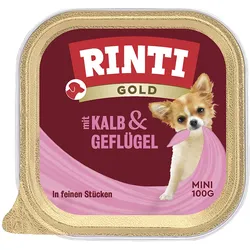 Rinti Gold Mini Kalb & Geflügel 16x100 g