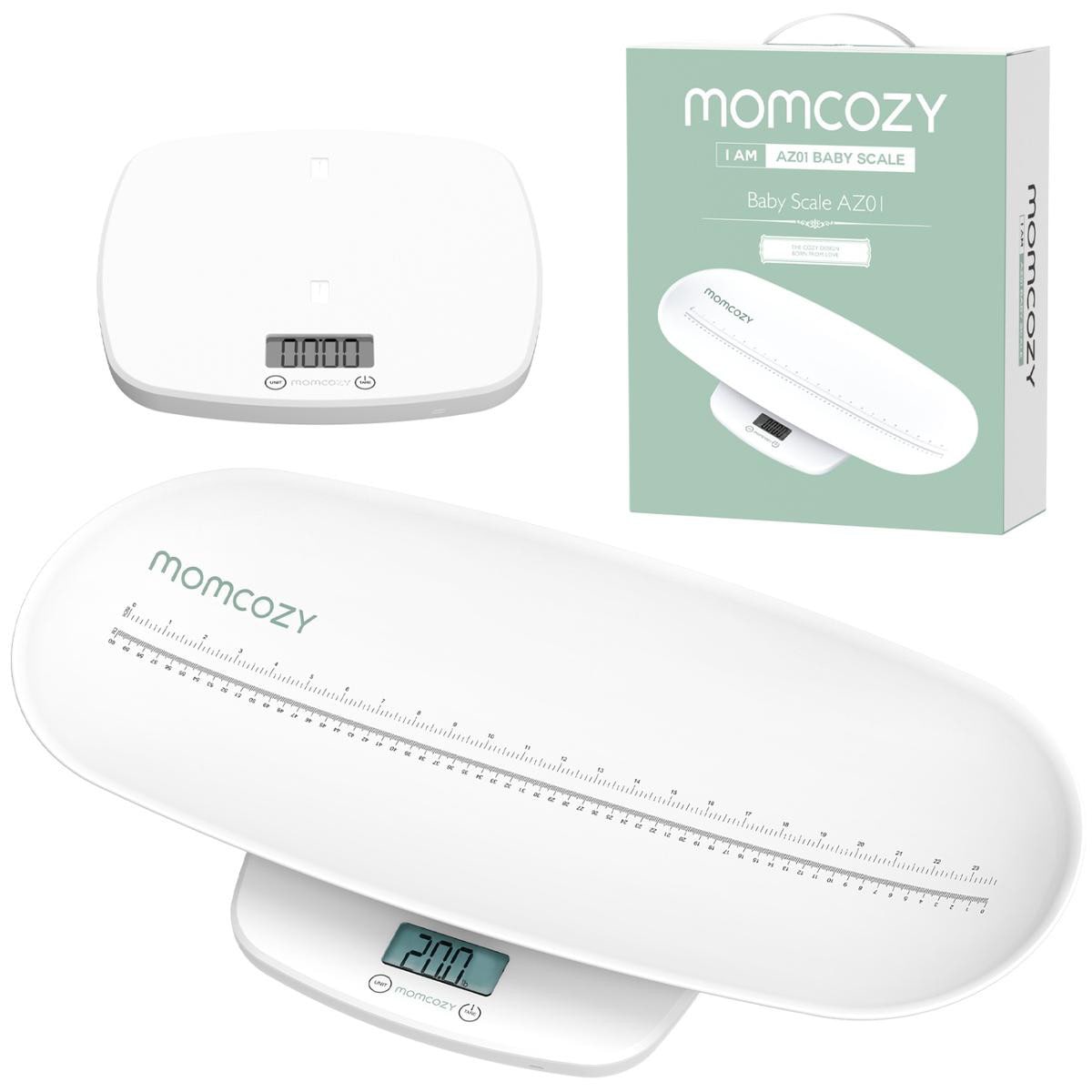 Momcozy Babywaage, Personenwaage, mit Messskala AZ001-WH12BA-A