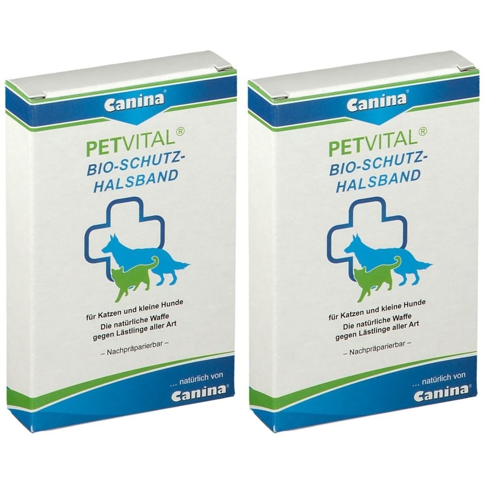 Petvital Bio Schutz Halsband klein 35 cm vet. 2x 2x1 St
