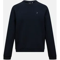 Peak Performance Sportstech Sweatshirt Herren | Gr. M | schwarz - schwarz