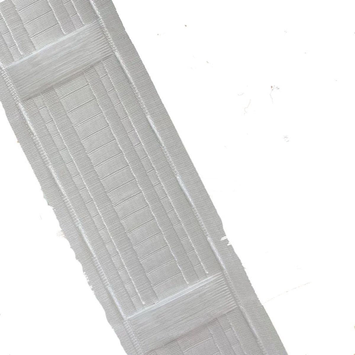 Universele 85mm gordijnband met lussen voor het strijken - Polyester plooiband voor gordijnen