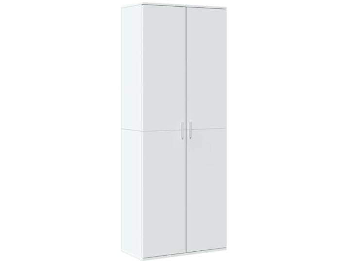 Todiikf Highboard Weiß 70x35x180 cm Standregal mit Türen Holzwerkstoff Eleganter Schrank in Weiß mit geschlossenen Türen für Wohnzimmer, Schlafzimmer und Flur, pflegeleicht und vielseitig.