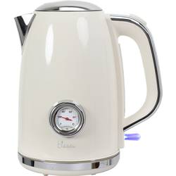 BiKitchen nostalgia 170 Wasserkocher mit Display, Start-Stopp-Automatik Cremeweiß (glänzend) Fassungsvermögen: 1.7 l 410139