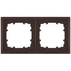 Siemens 5TG1322-0CH DELTA style schoko Rahmen 2-fach 5TG13220CH