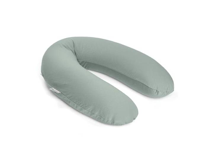 Doomoo Stillkissen Buddy, 180 cm, Bezug aus Bio-Baumwolle, Tetra Jersey Green