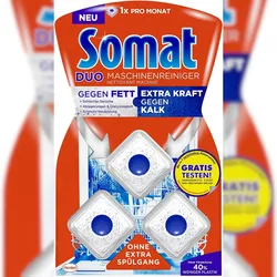 Somat Maschinenreiniger Spülmaschinen Tabs 3 Stück Geschirr Reiniger Reinigung