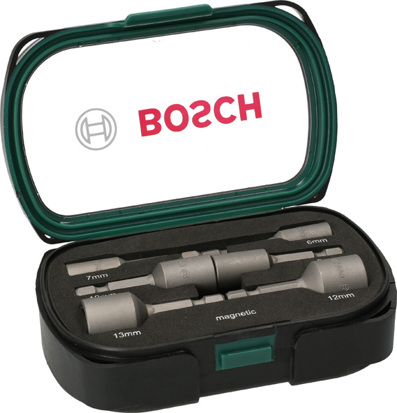 Bosch 6-teilig Steckschlüssel-Set, 50 mm, 6 - 13 2607017313