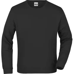 James & Nicholson Unisex Sweater Sweatshirt JN057 black XL