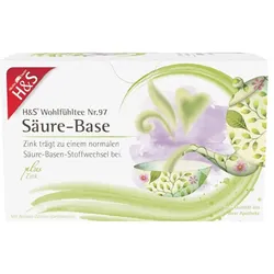 H&S Wohlfühltee Säure-Base mit Zink 20X2.0 g Filterbeutel