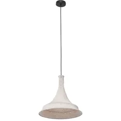 Pendelleuchte Hängelampe Deckenleuchte Esszimmerleuchte Küchenlampe Weiß H 155 cm