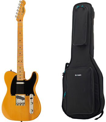 Squier CV 50s Tele MN BB Bundle Butterscotch Blonde