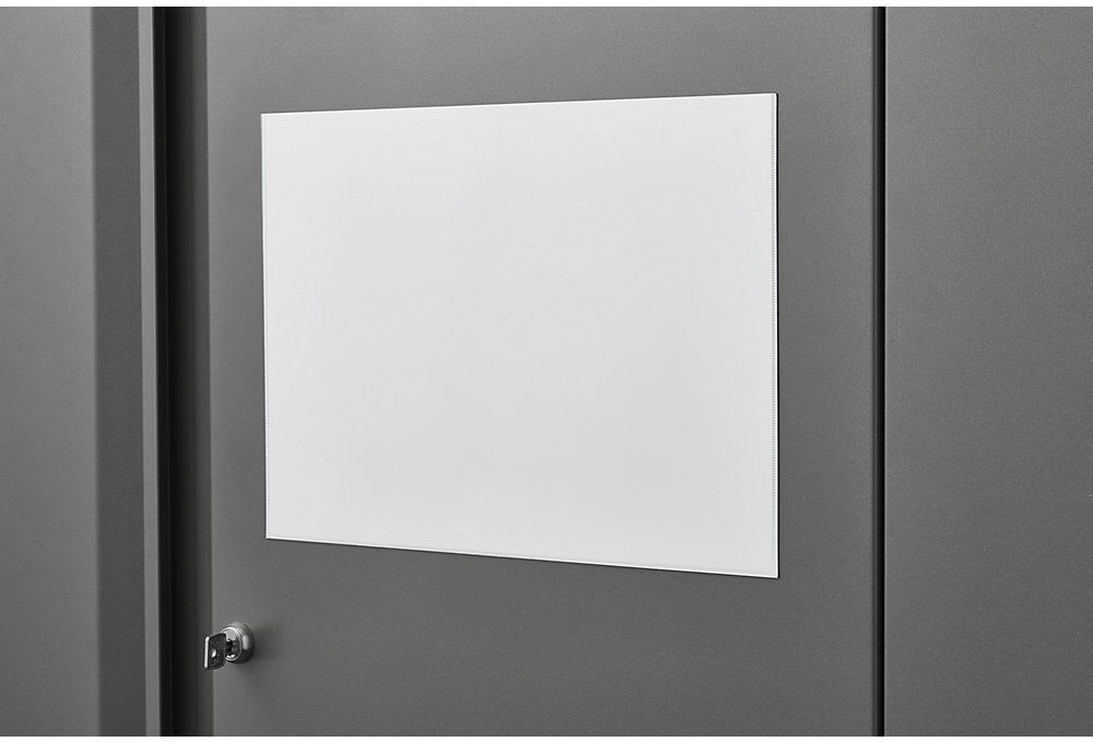 Sichttasche, DIN-A4-Format, VE 10 Stk, weiß magnetoplan