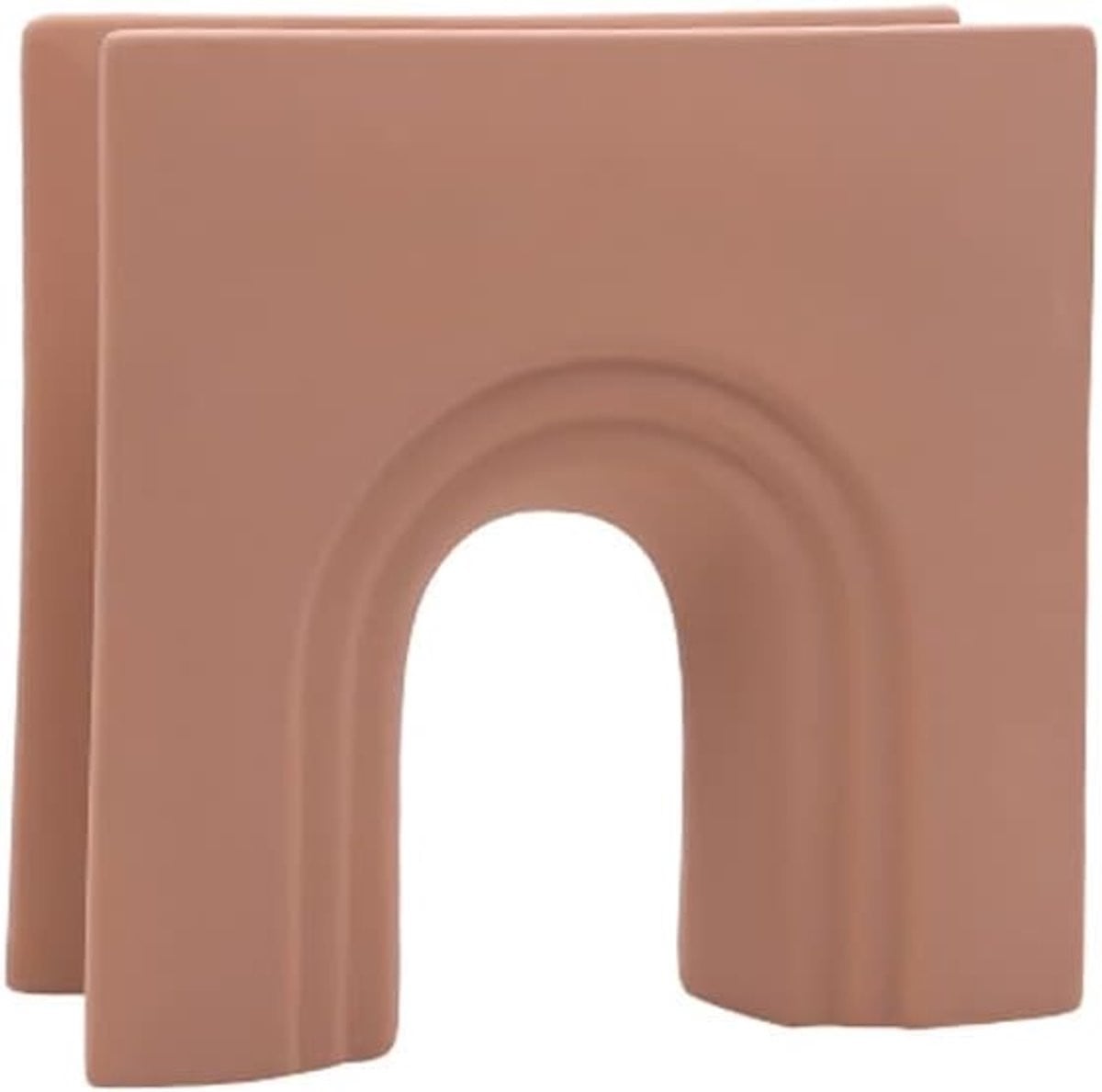 Keramische vaas decoratie ornament in roze