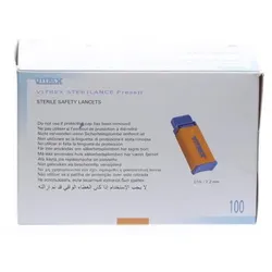 Vitrex Lanzetten Safety 21 G 2.2 Mm Orange 100 ST