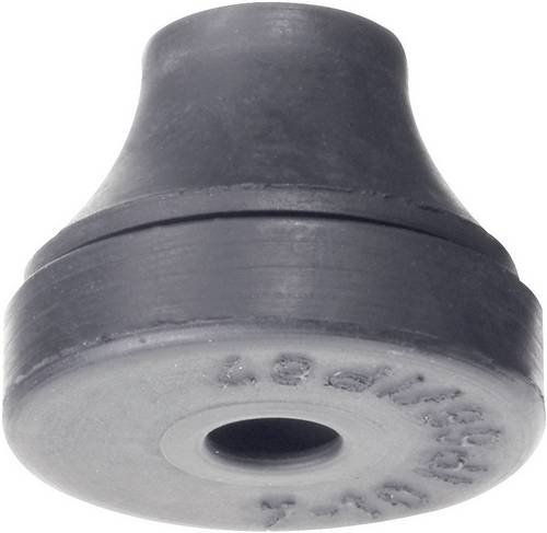 PB Fastener 1104-CR-SW Kabeldurchführung Klemm-Ø (max.) 20mm Plattenstärke (max.) 4mm Chloropren-Kautschuk Schwarz 1St.