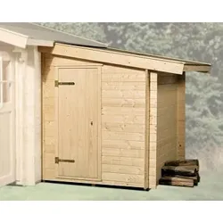 Weka 28 mm Anbauschuppen 150 x 200 cm