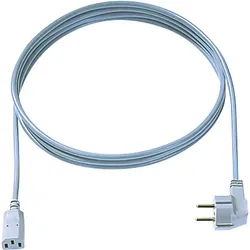BACHMANN Kaltgeräte-Zuleitung 10A/250V,3m,grau 353.975