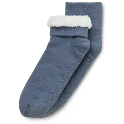 Tchibo - Hausschuh-Socken - Damen - Gr. 42-43 - blau