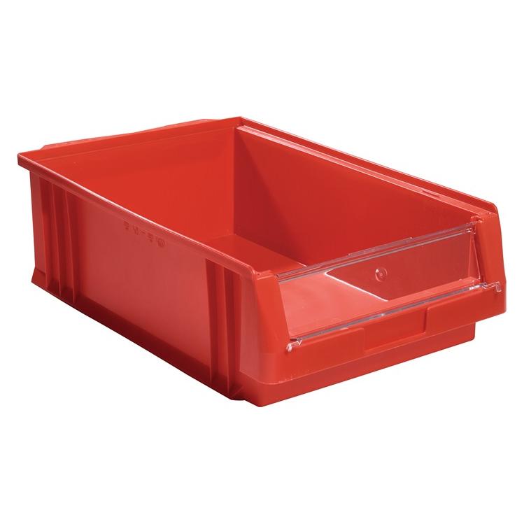 La-Ka-Pe Sichtlagerkasten PLK L500xB315xH150mm PP rot (01250 02 01)