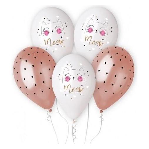 Gemar Premium Heliumballons Kätzchen 33cm 5 Stk (5x) (GMS120/KOT)