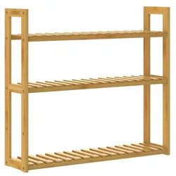 Casaria Standregal Wandregal Bad Holz Bambus 3 Etagen