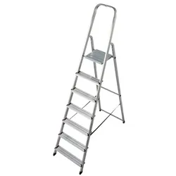 Krause Stehleiter »CORDA« 7 Stufen silber, 220 cm